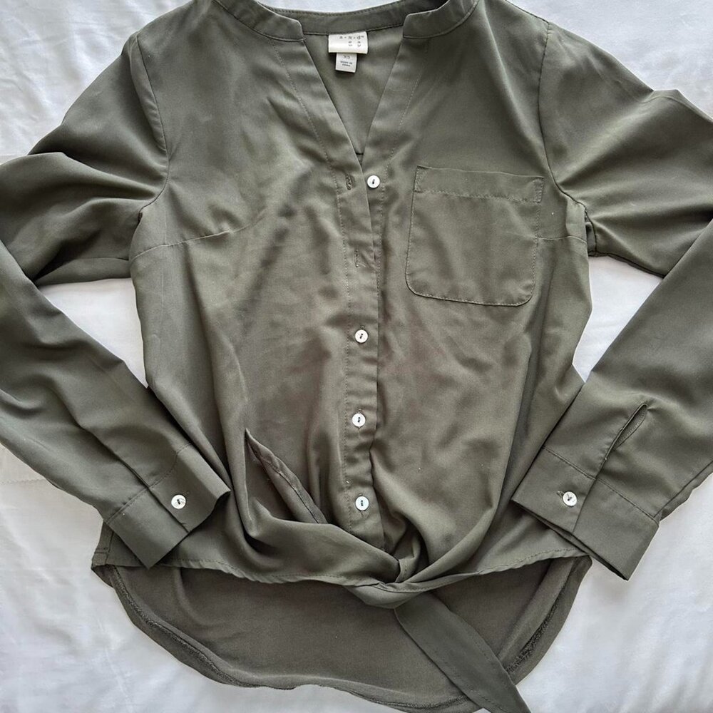 Women's Khaki Blouse